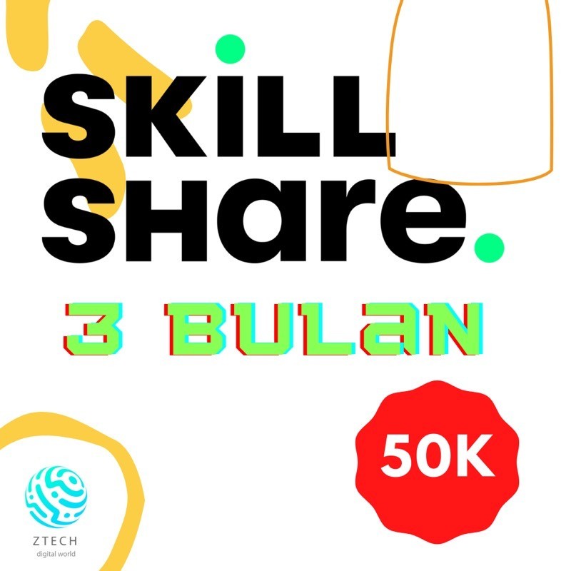 Skillshare 3 Bulan Termurah