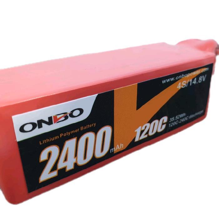 Lipo 4s 14.8v 2400mah 120-240c Onbo Power dengan Tingkat Discharge Tinggi - Control, Remote, Powerba