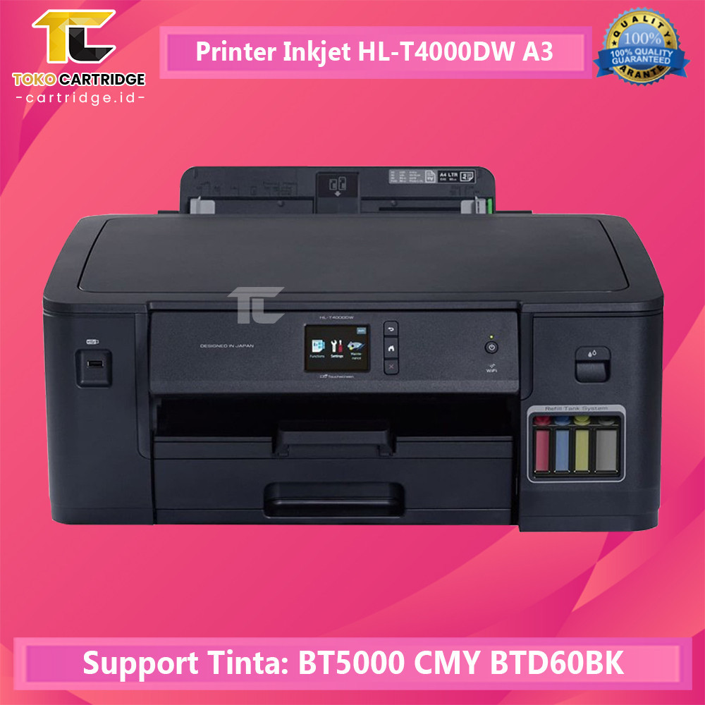 Printer Brother Inkjet HL T4000DW A3 Printer Brother T4000DW Print Duplex Wireless Borderless New (P