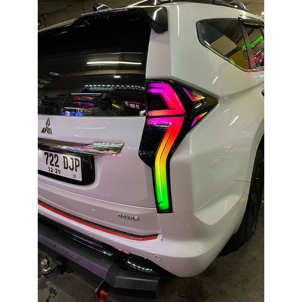 stoplamp pajero rgb th 2022-2025 lampu rgb lampu pajero