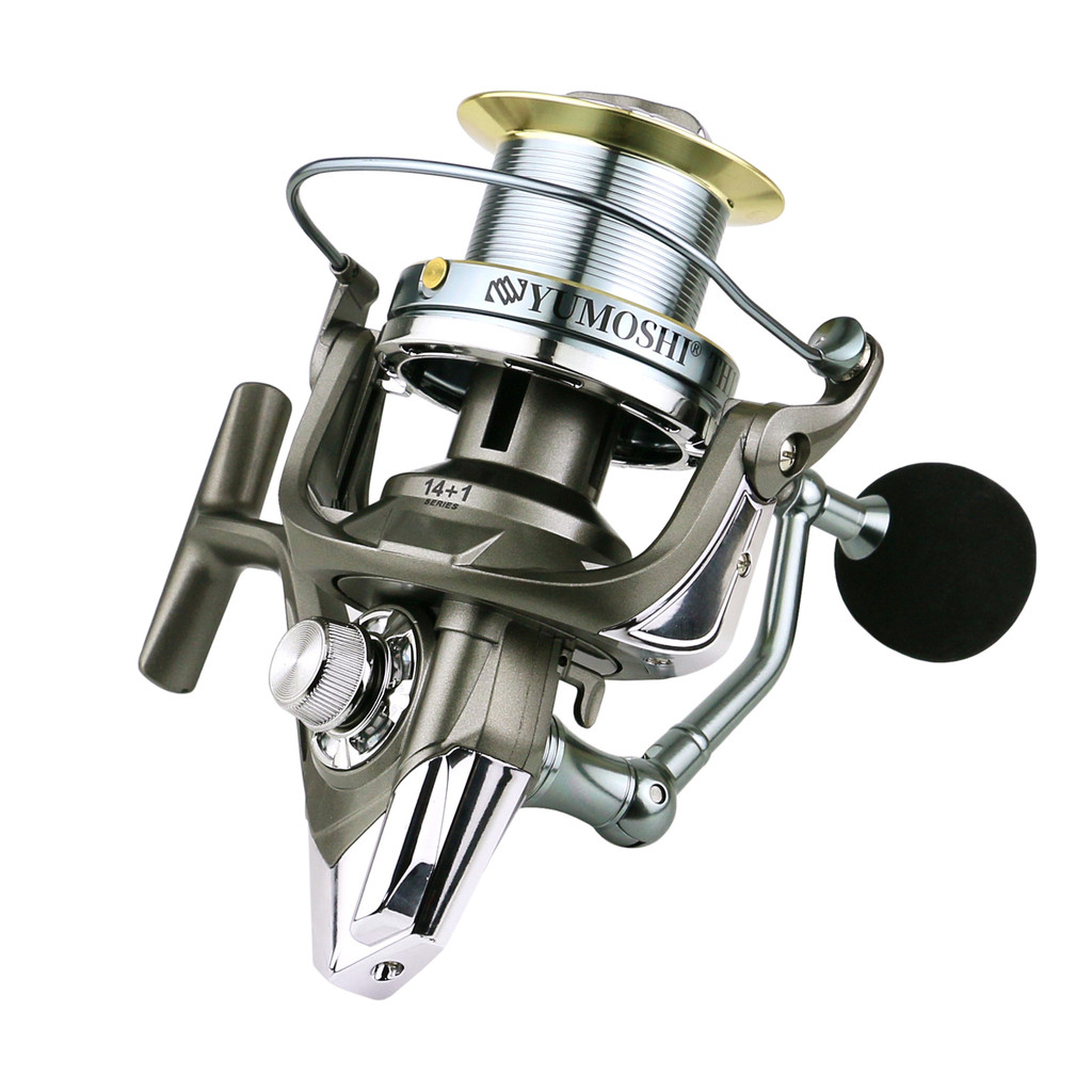 Ultra light Stainless Steel Bearing Spinning Fishing Reel 8000 9000 10000 12000 25KG Max Drag strong