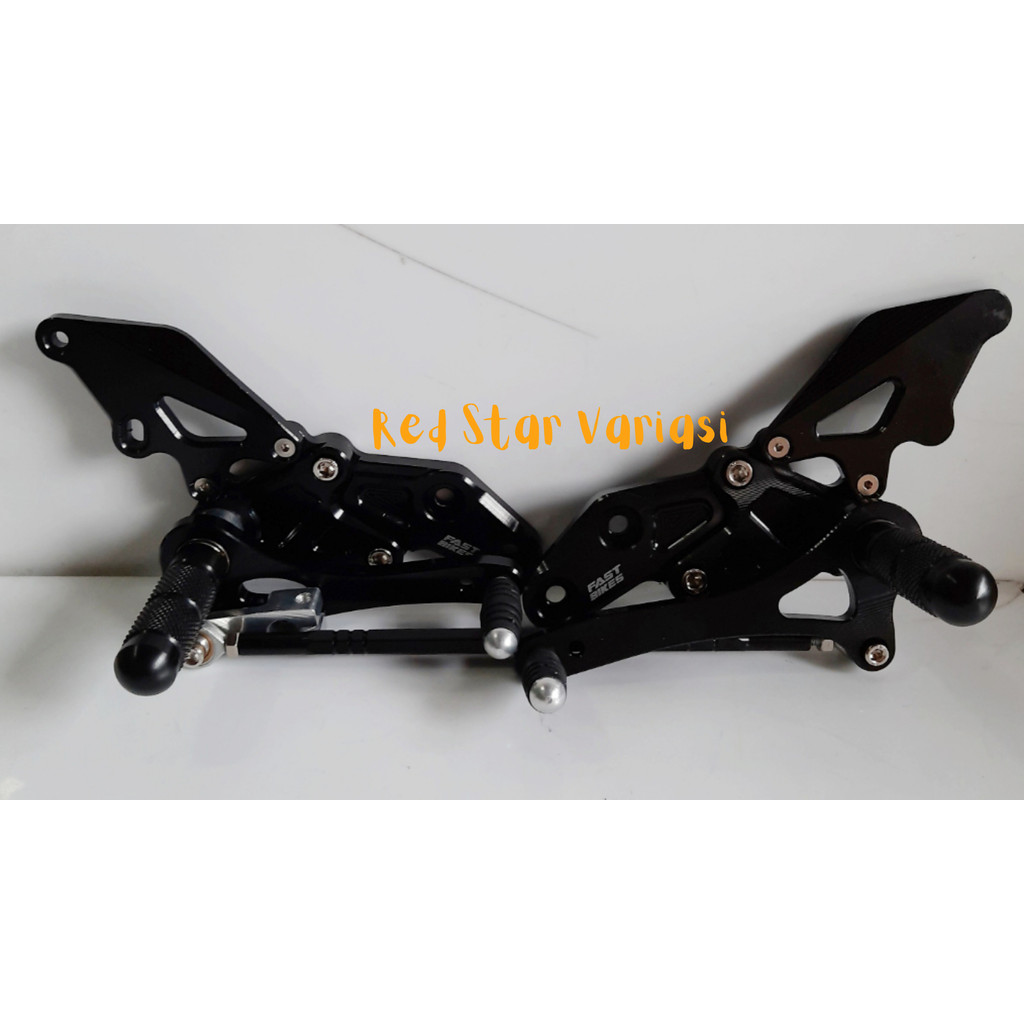 Footstep Underbone Full Cnc Variasi Motor Vixion New - Black