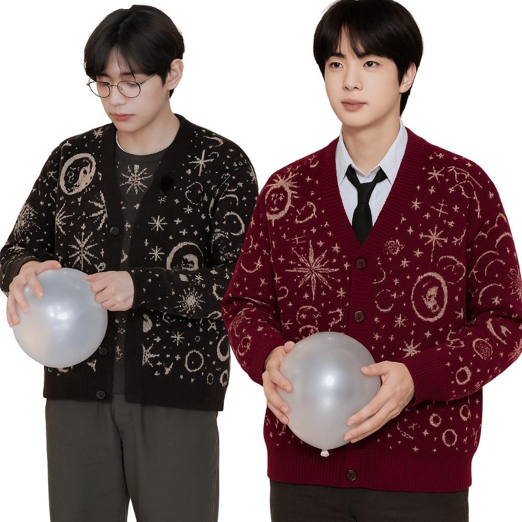 ( BISA CUSTOM) Cardigan bangtan zodiax cardigan rajut premium   rajut komputer Knit Premium Outer Ra