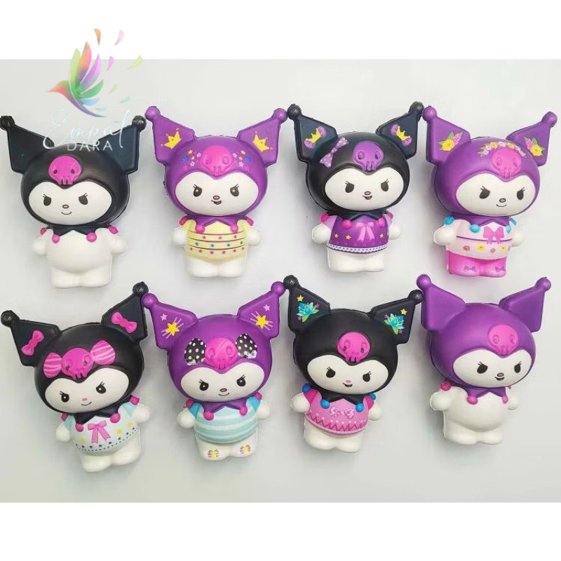 [7S] Squishy Sanrio Kuromi Jumbo 13cm Mainan Anak Squishy Pencet Anti Stress