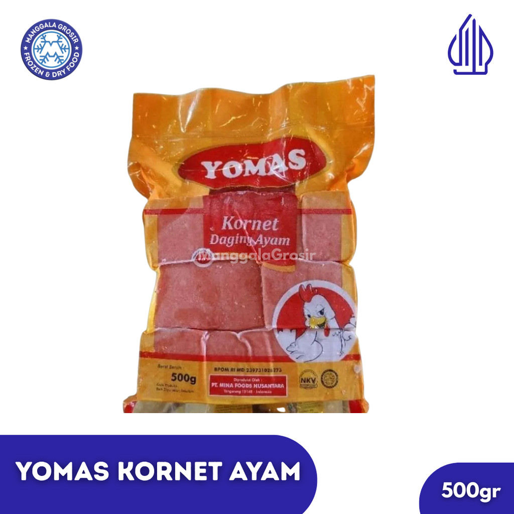 Yomas Kornet Daging Ayam 500gr