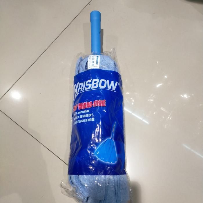 KRISBOW refill kain mop pel microfiber / refill kain mop pel lembut - Biru Muda