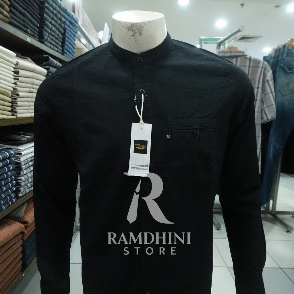 EMBA CLASSIC Kemeja Koko Collar Long Sleeves MBZ 1025