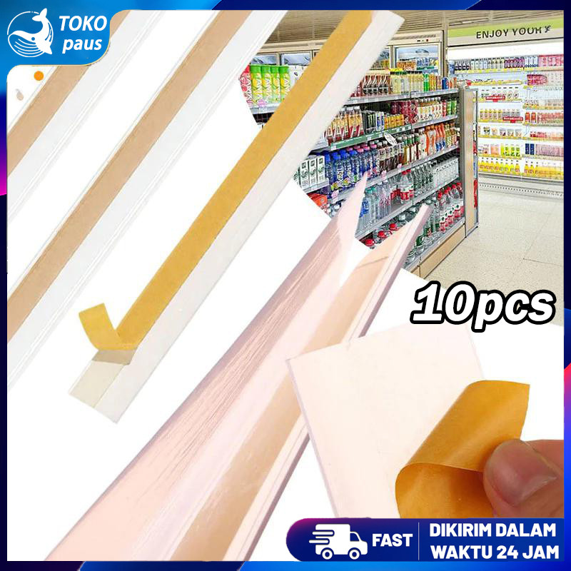 Price Rail Rak/ Minimarket Price Rail Double Tape 90cm/ Price Tag Label/ Mika Harga Rak Minimarket