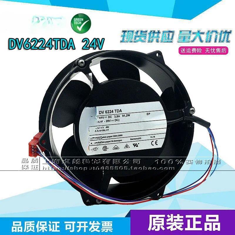 BC Brand new genuine DV6224TDA 24V 91.2W printing machine fan speed regulation