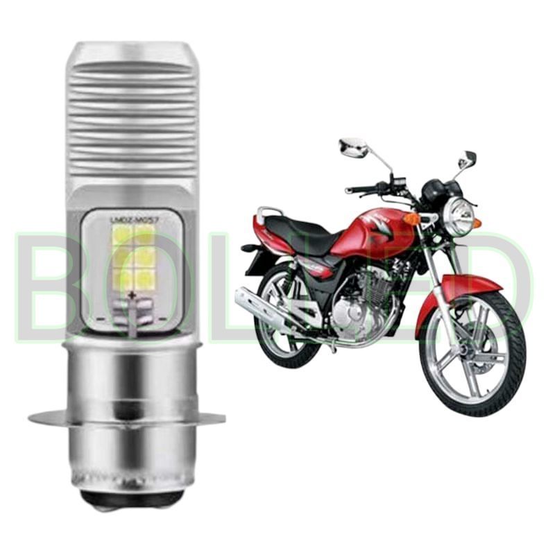 1pcs Lampu depan LED H6 12 Mata Putih terang motor Suzuki Thunder 125 BLD