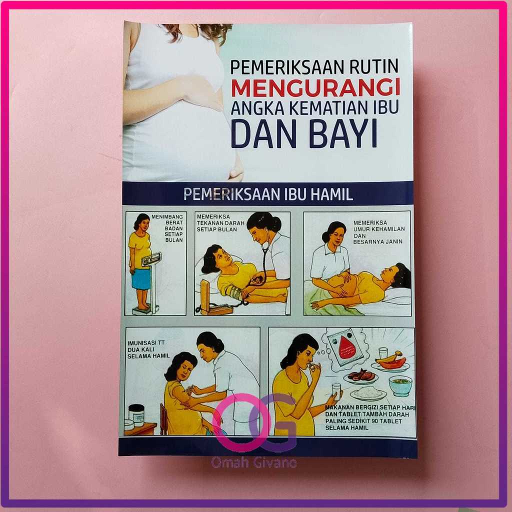 Poster Kebidanan - Poster Pemeriksaan Ibu Hamil - Poster Ibu Dan Anak - Poster kehamilan