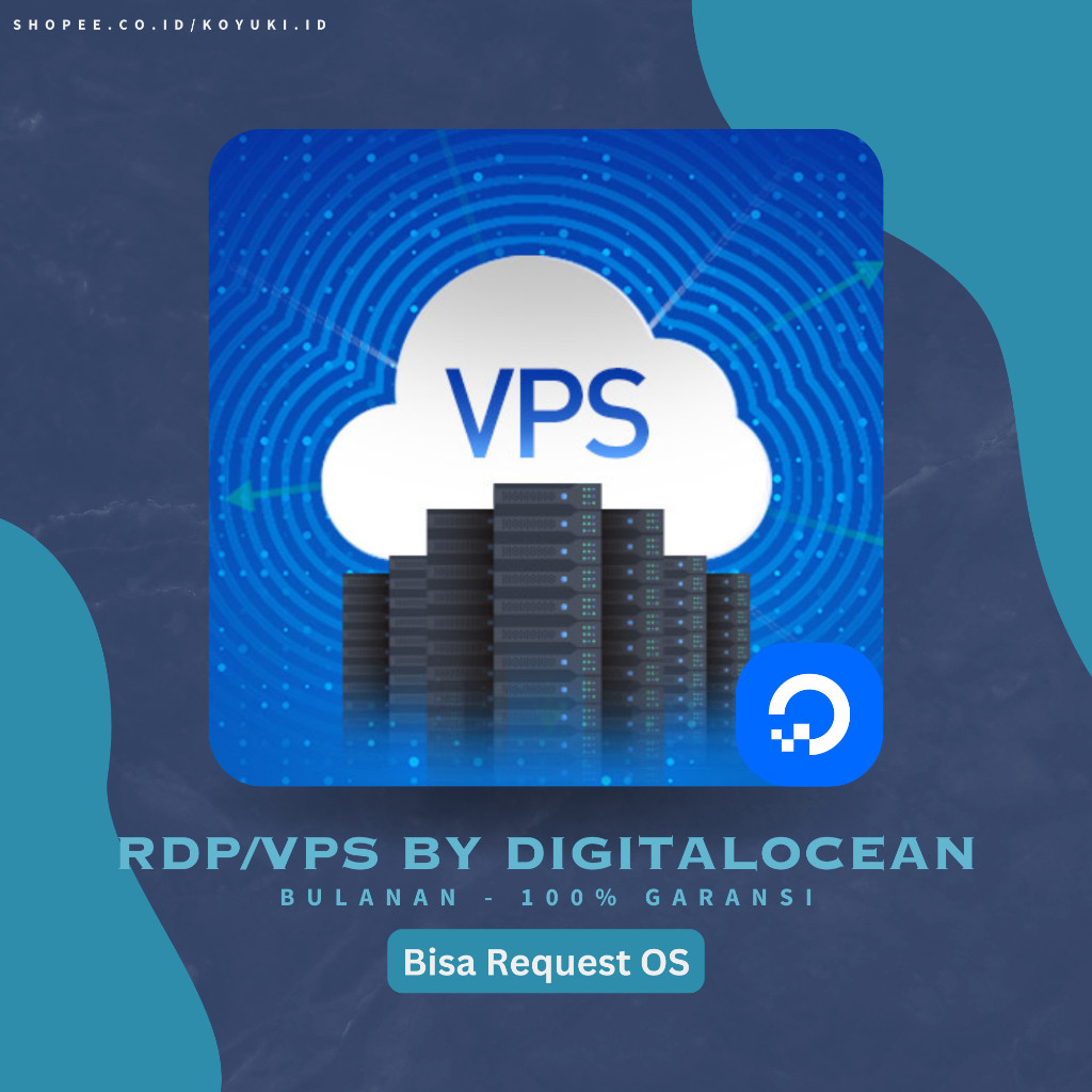 RDP / VPS By DigitalOcean | 1 Bulan | Full Garansi