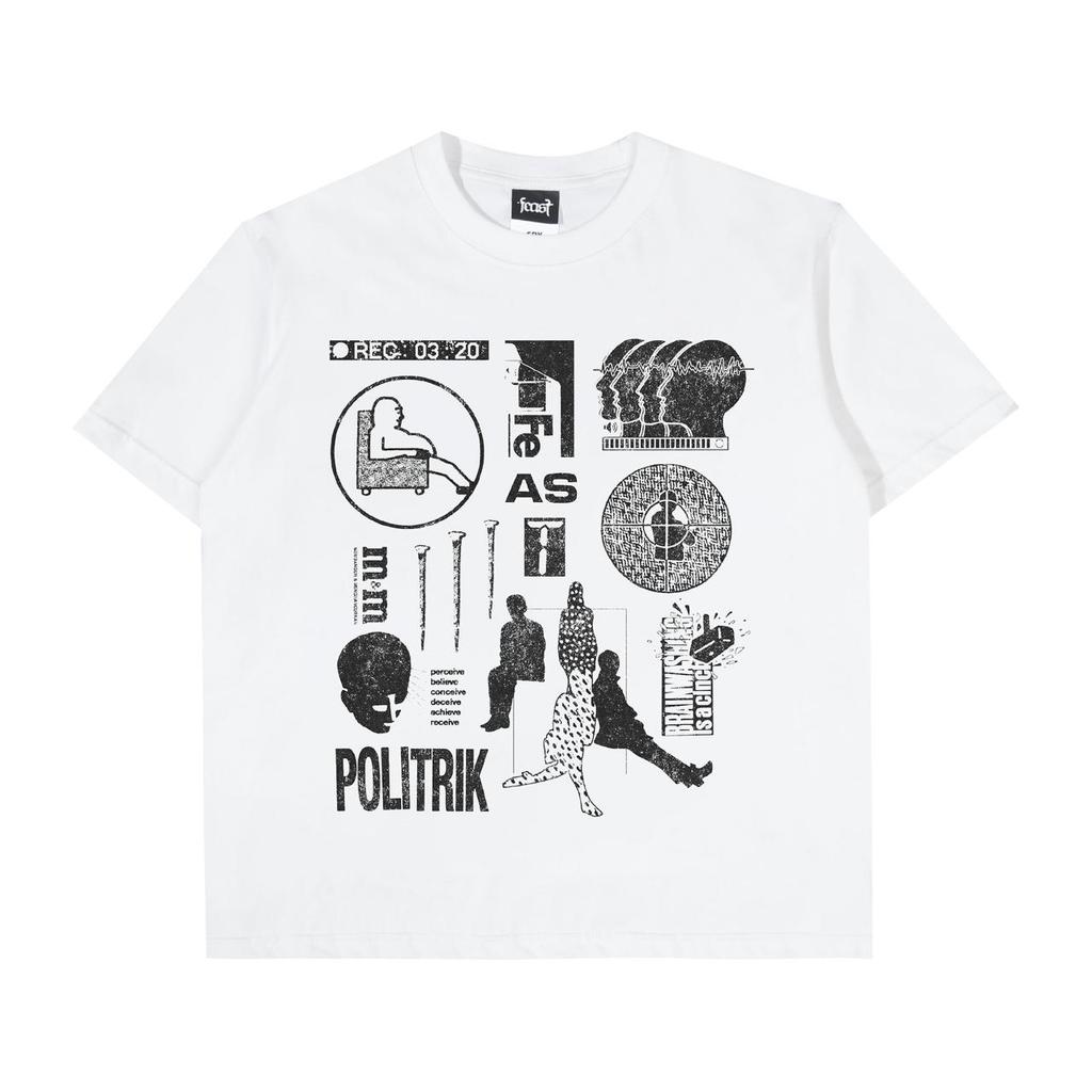 .Feast - Politrik - T-shirt - White