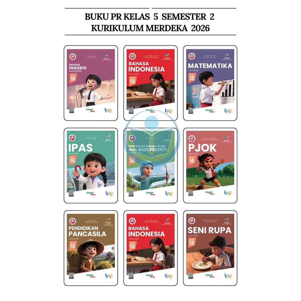 Buku PR SD Kelas 5 Semester 2 Penerbit Intan pariwara Tahun 2026