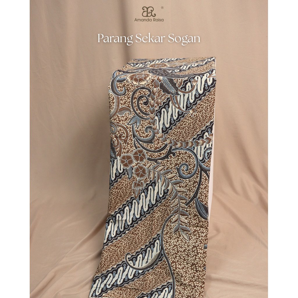 Batik Amanda Raisa Kain Batik Potongan Meteran Motif Parang Sekar Sogan