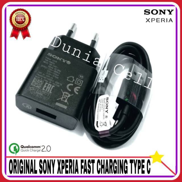 Charger Sony Xperia XZ3 XZs ORIGINAL 100% Fast Charging USB Type C