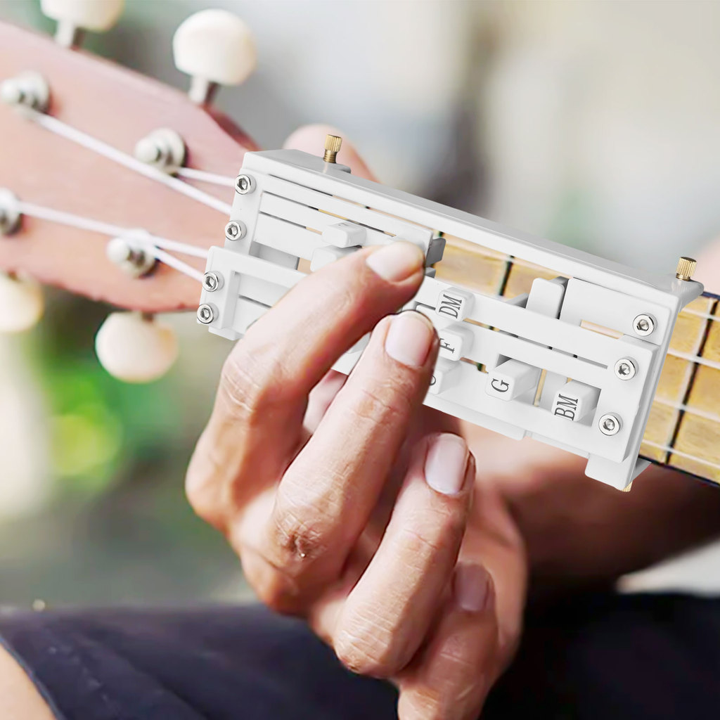 Guitar Chord Presser Portable One Click Chord Auxiliary Tool For Beginners Guitar Starters Essential