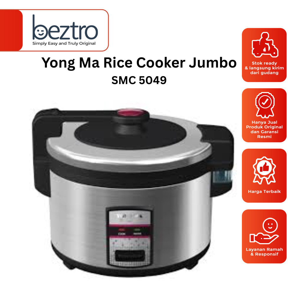 YONG MA Magic Com Jumbo SMC 5049 Kapasitas 5.4 Liter Rice Cooker Besar SMC5049