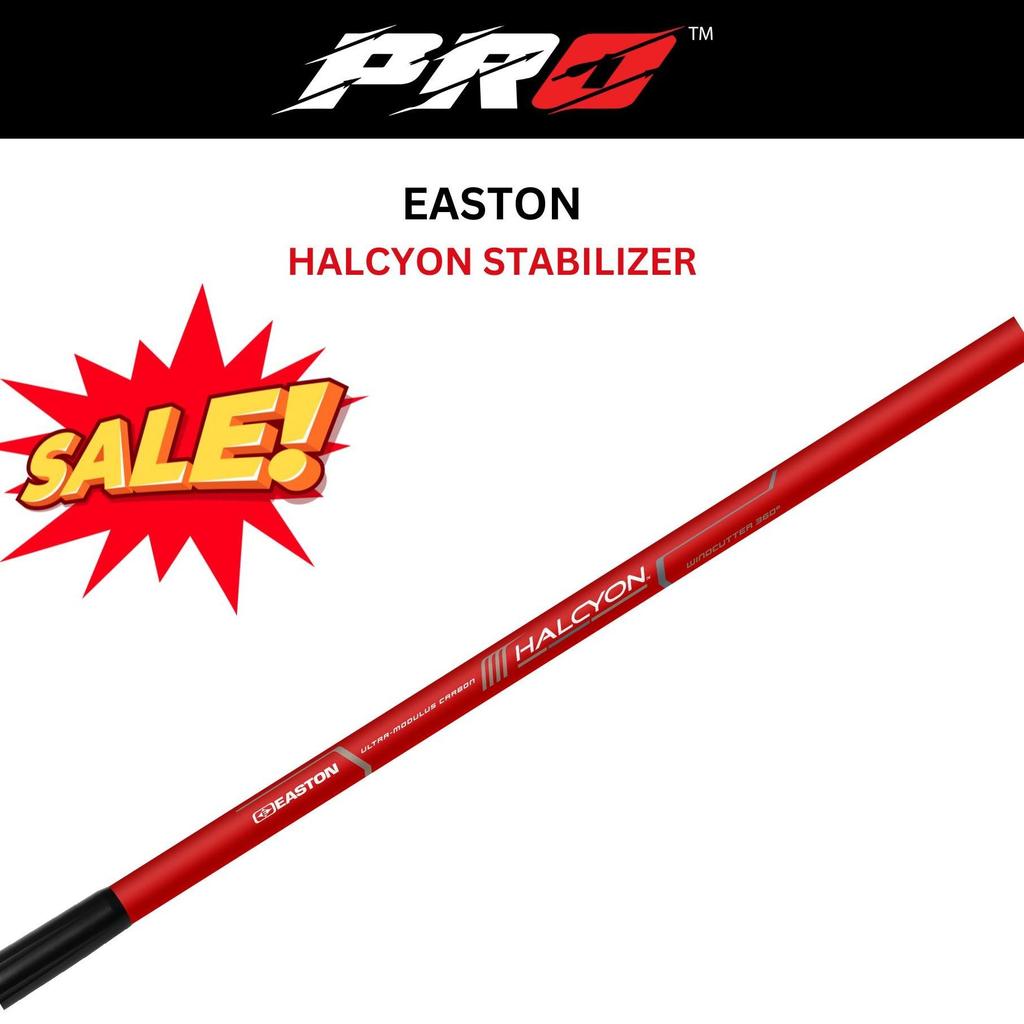 EASTON STABILIZER HALCYON CARBON | STABILISER PEREDAM GETARAN BUSUR PANAHAN RECRUVE / STANDAR BOW / 