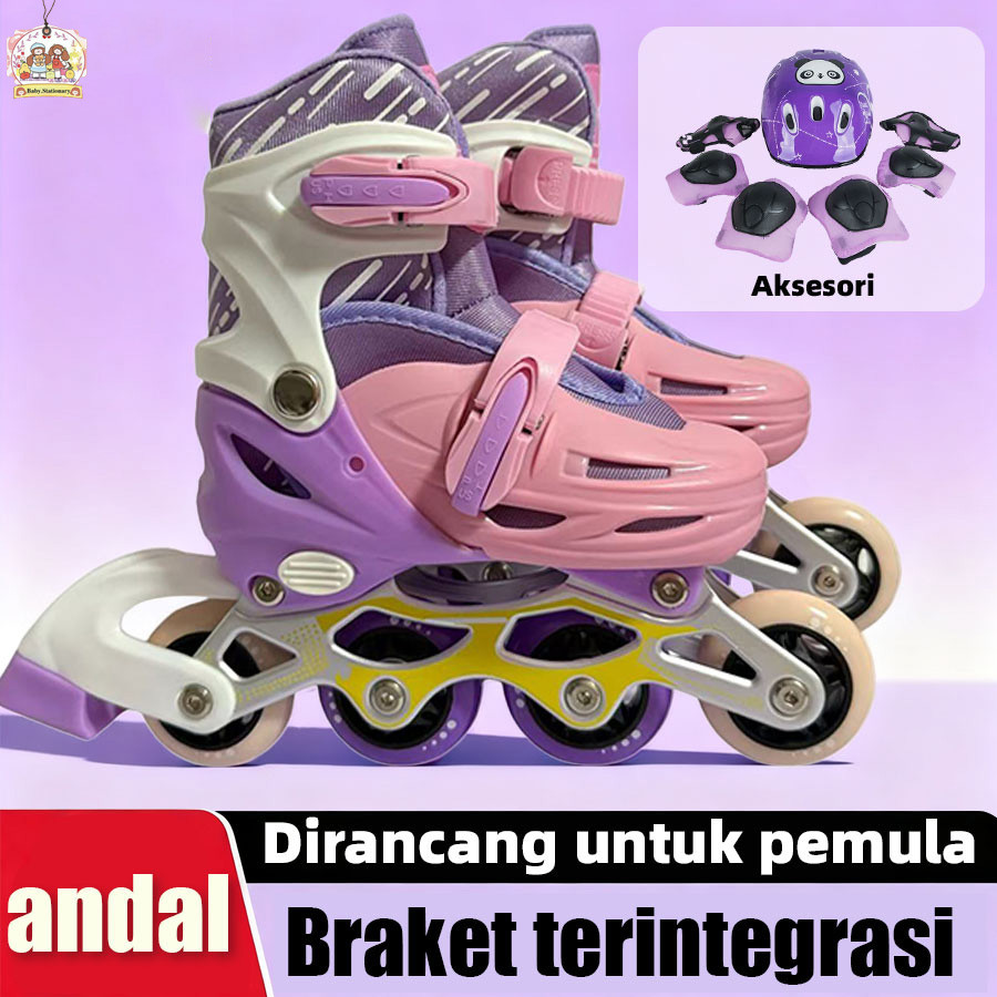 sepatu roda anak laki-laki / sepatu roda anak perempuan roda 4 sepatu roda anak perempuan 5 tahun