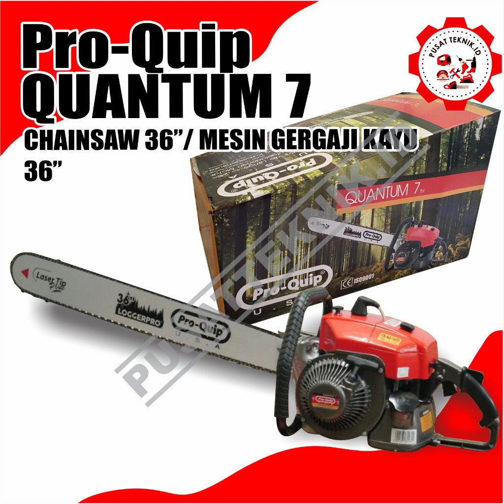 PROMO CHAINSAW 36INCH PROQUIP QUANTUM 7 MESIN GERGAJI KAYU SENSO PRO-QUIP QUANTUM 7