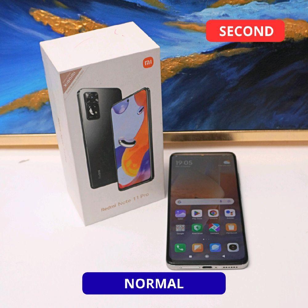 XIAOMI REDMI NOTE 11 PRO 8/128 GB (5G) HP SECOND ORIGINAL SINAR MUTIARA CELL