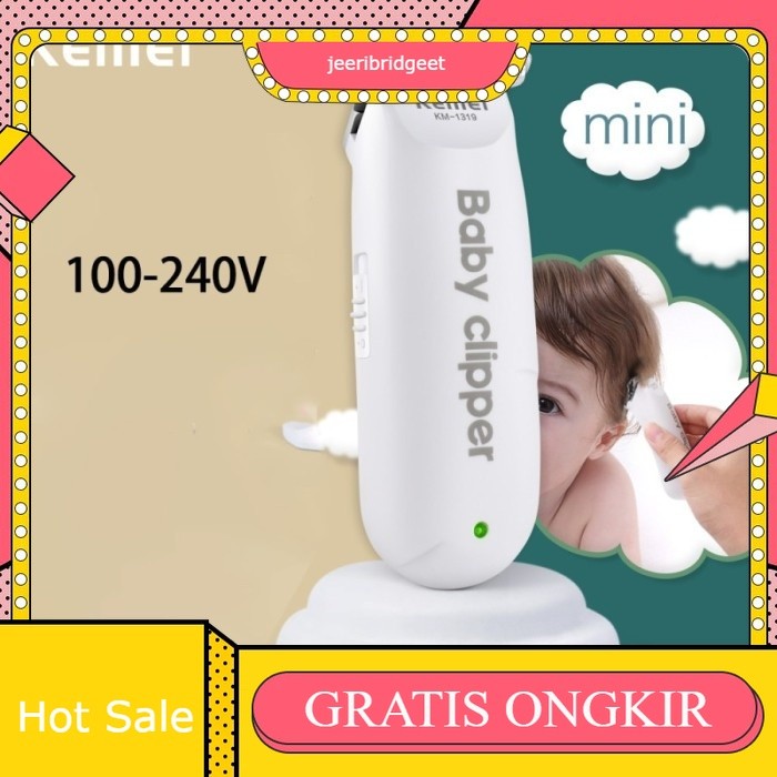 Kemei Elektrik Baby Clipper Shaver Trimmer - KM-1319-Sumbawa Shop