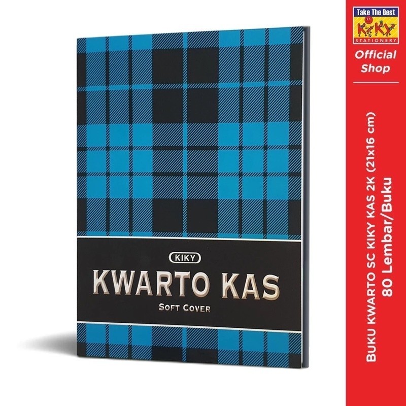 Buku Kas Kiky A5 80 Lembar / Buku Kwarto Kas Kiky / Buku Quarto Kas Soft Cover / Buku Kas debet kred
