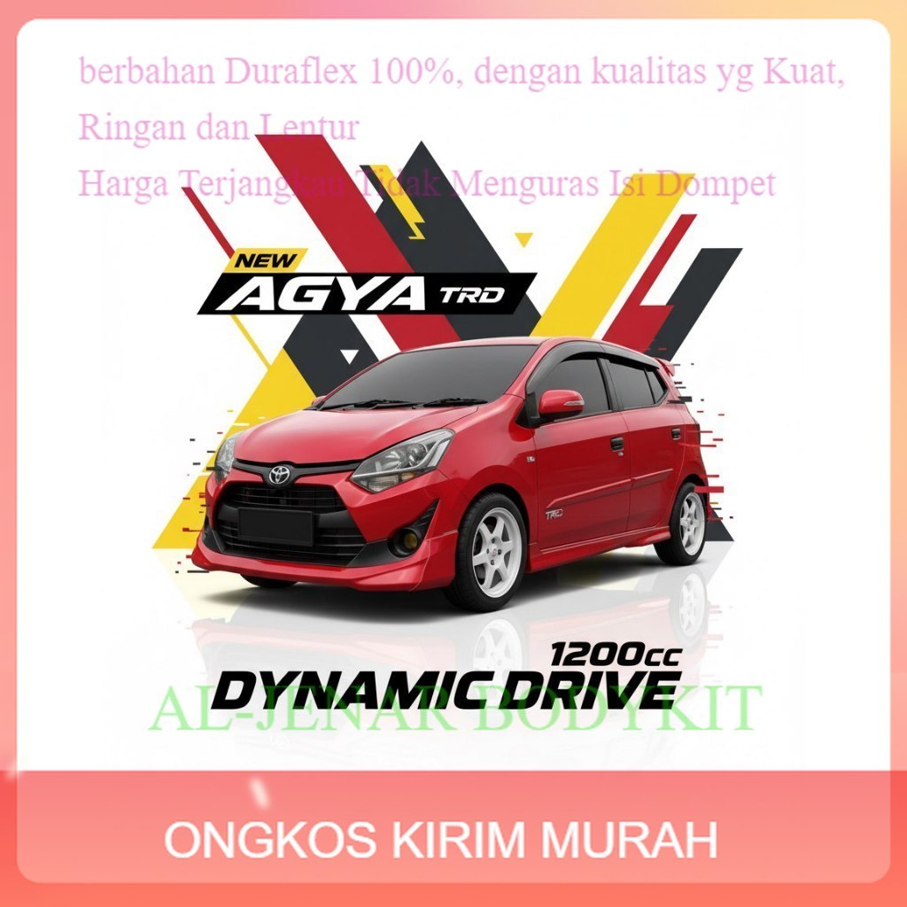 PROMO BODYKIT AGYA TRD 2017 2018 2019 BODIKIT NEW AGYA TRD  BODY KIT ALL NEW AGYA TRD GRADE-A