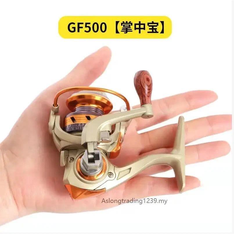 Mini Fishing reel 500 series Full Metal Spool Spinning reel Bass Sea Saltwater Wheel Ice Fishing Ree