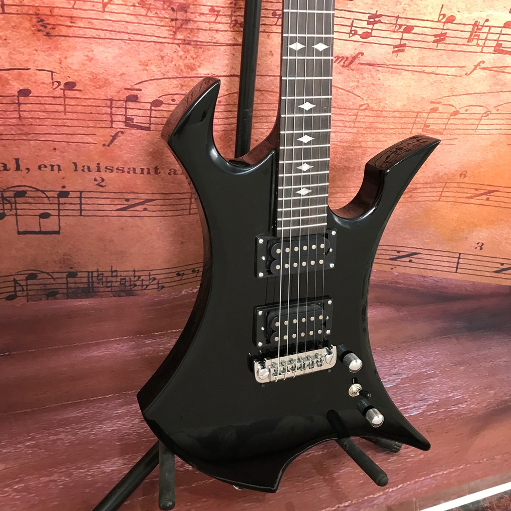 Chinese 6-string black electric guitar BC black color Rich 24 Fret Good sound quality Free shipping