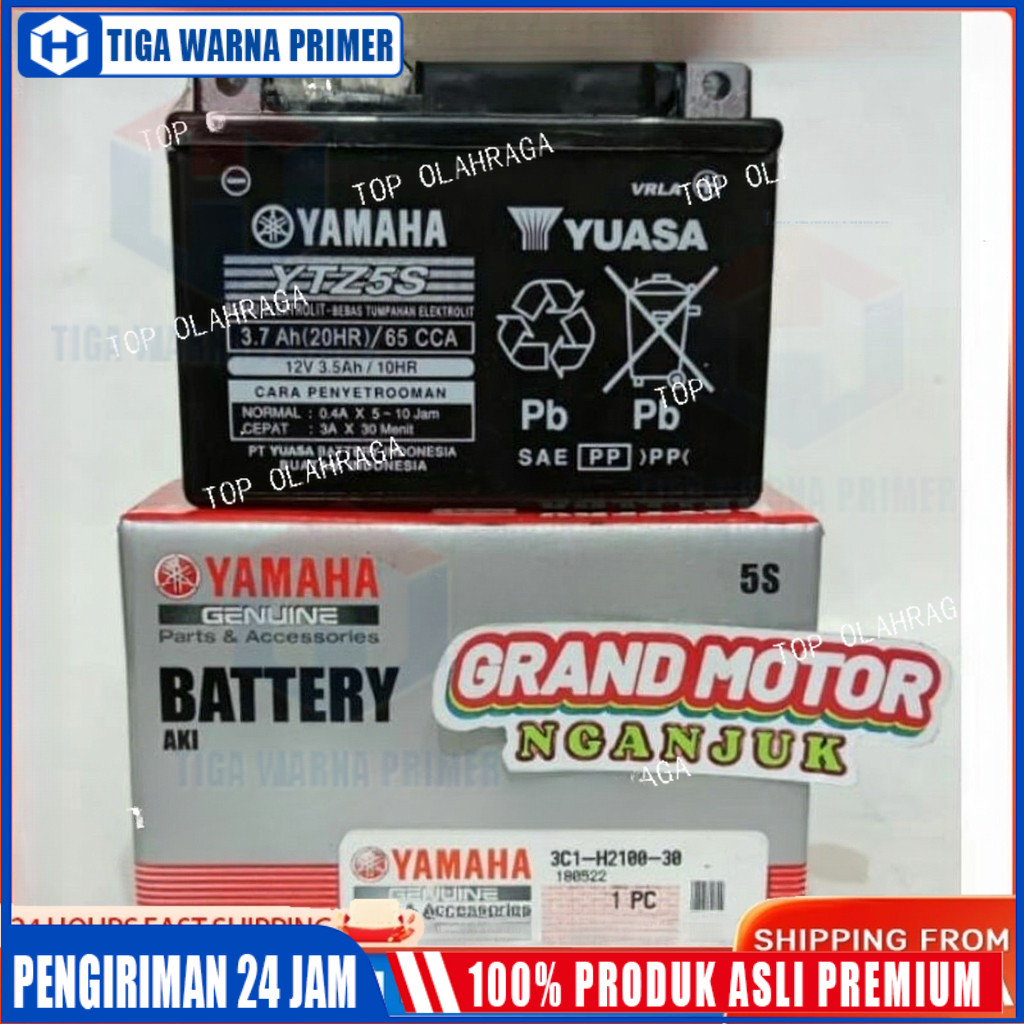 Aki Motor Yamaha Original YTZ5S Mio J Vixion Mio Soul Fino Soul GT Mio m3 X-ride Xeon Byson Jupiter 