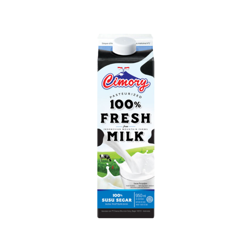 Cimory Susu Fresh Milk Plain 950 ml