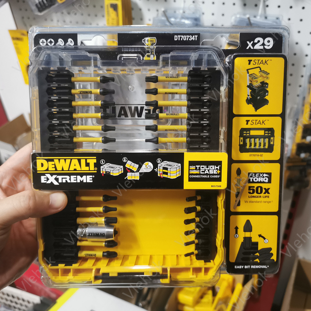 DEWALT 29PCS Drill bits set For Impact bit screw plum square hexagon head Power Tool Accessories Ele