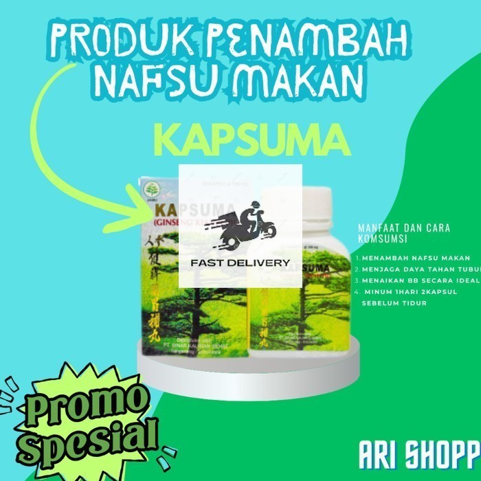 PROMO NEWW STOCK Biasa promo 1010 ( Kianpi Original ) Kapsuma Ginseng Kian Pi Pil Penambah Nafsu Mak