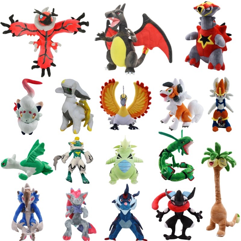 Pokemon Plush Toys Anime Figure Shiny Latias Hisuian Zorua Tyranitar Arceus Shiny arizard X & Y Lyca
