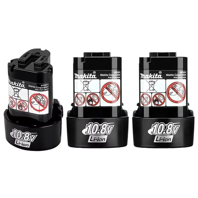 original Makita 108V battery, lithium ion battery BL1013 BL1020 BL1030 TD090D DF030DLCT203W hand dri