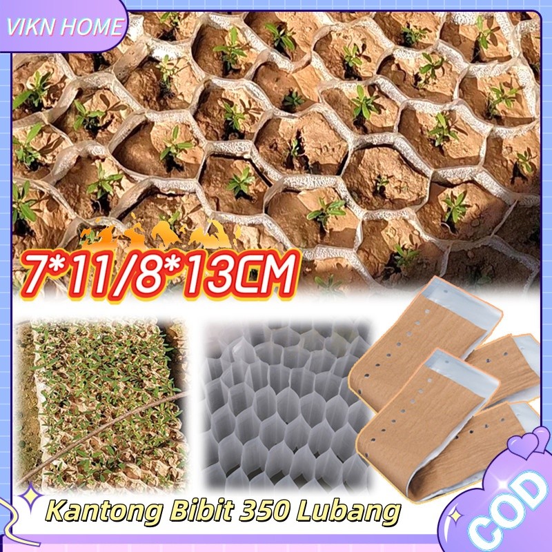 Kantong Bibit 350 Lubang Kantong Pembibitan Benih Sarang Lebah Heksagonal Tumbuhkan Gelas Nutrisi Pl