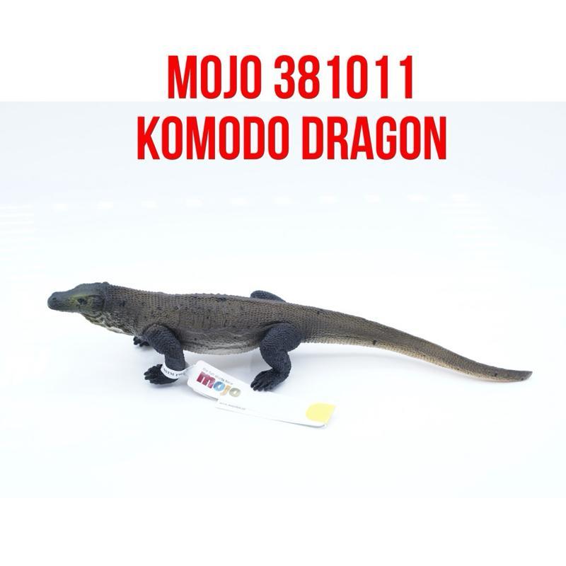 MOJO 381011 Komodo Dragon Biawak Komodo Varanus Komodoensis | Mainan Binatang Miniature Hewan Animal