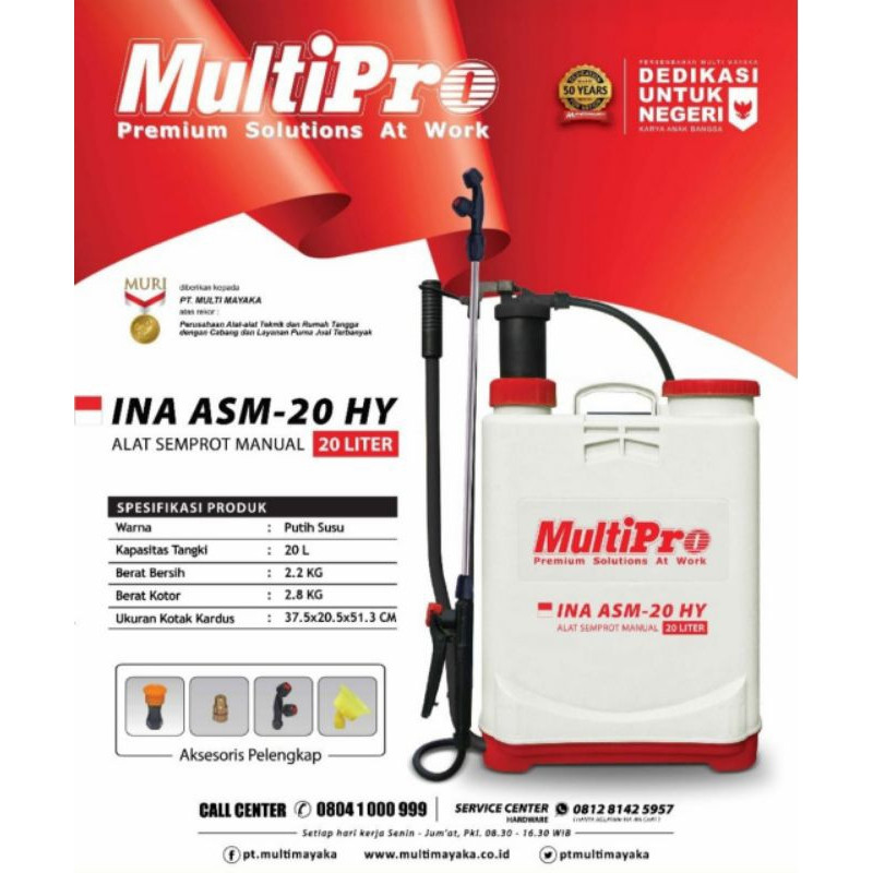Multipro Semprot hama manual 20 liter - ASM-20HY sprayer hama manual