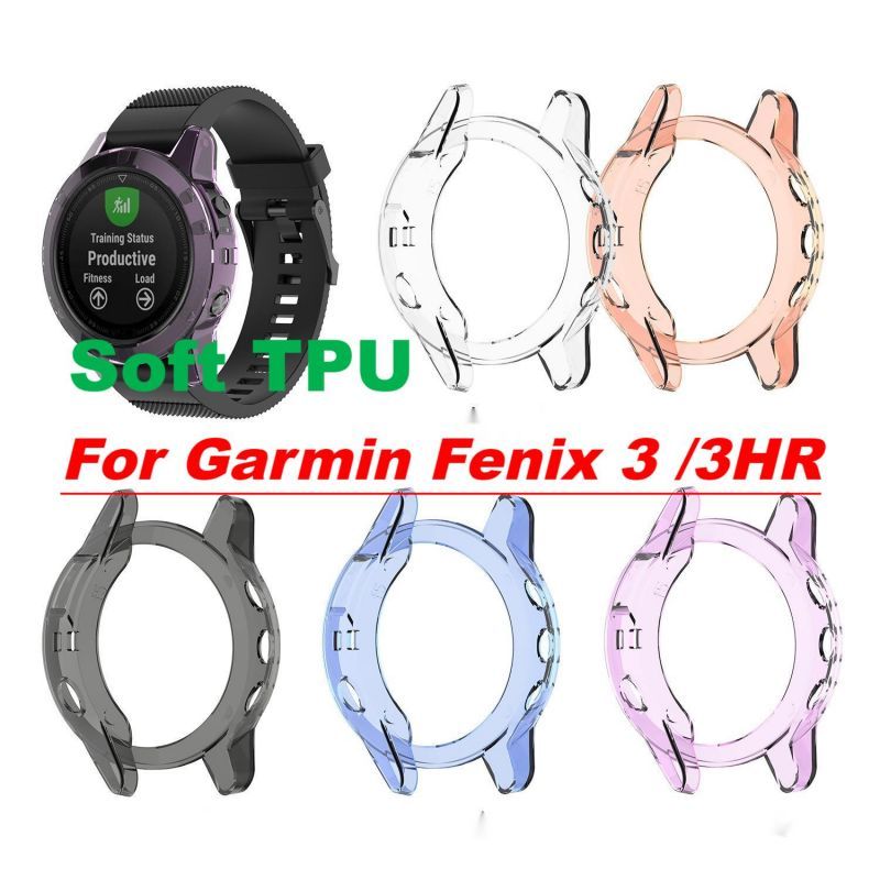 TPU Protective Case Cover For Garmin Fenix 3 3HR Smart Watch Strap Soft Silicone Fenix3 hr Bumper Pr