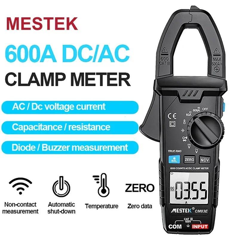 Mestek gital Clamp Meter Pliers Clamp Ammeter CM83E 1000A AC/DC NCV Inrush Current Detection Electri
