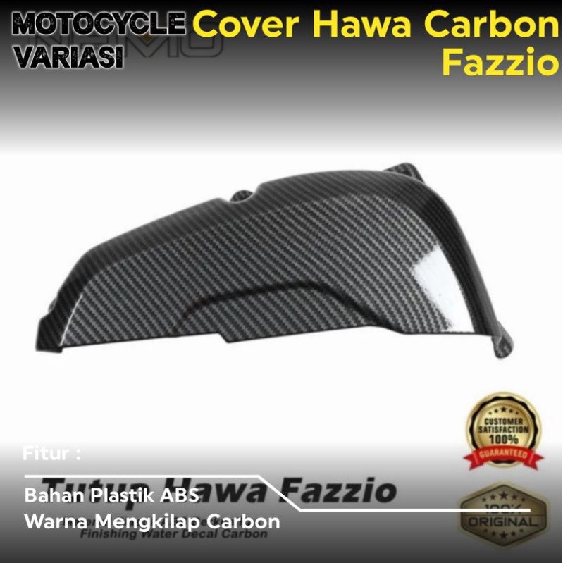 aksesoris motor fazzio Cover Filter Fazzio Carbon Cover Hawa Fazzio Carbon