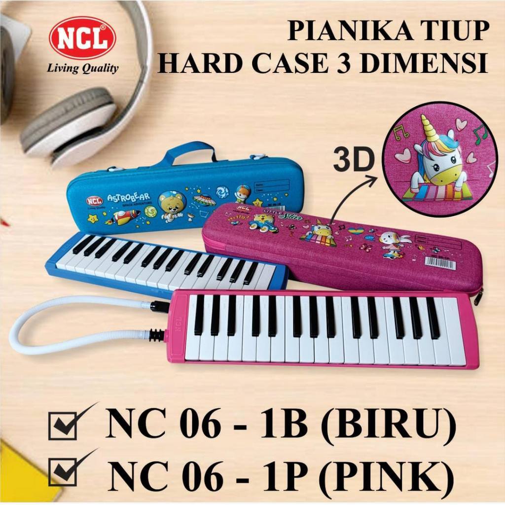 PIANIKA / ORIGINAL VTEC NCL ALAT MUSIK TIUP PIANICA TAS KOPER HARDCASE MURAH BAGUS MOTIF ANAK ATK