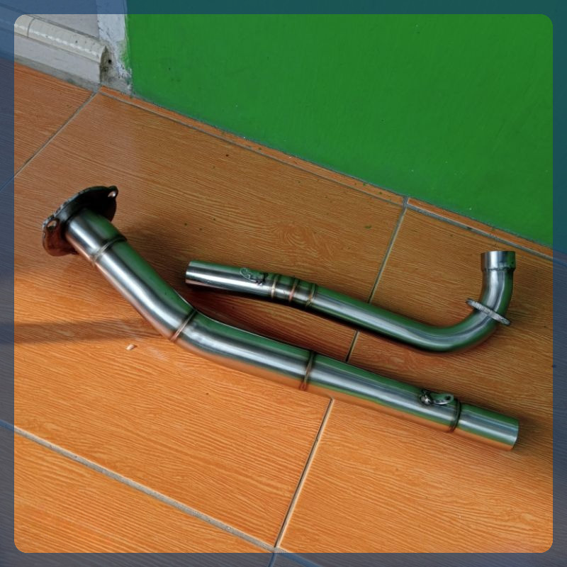 LEHER KNALPOT SUPRA 125 PNP KNALPOT ORI