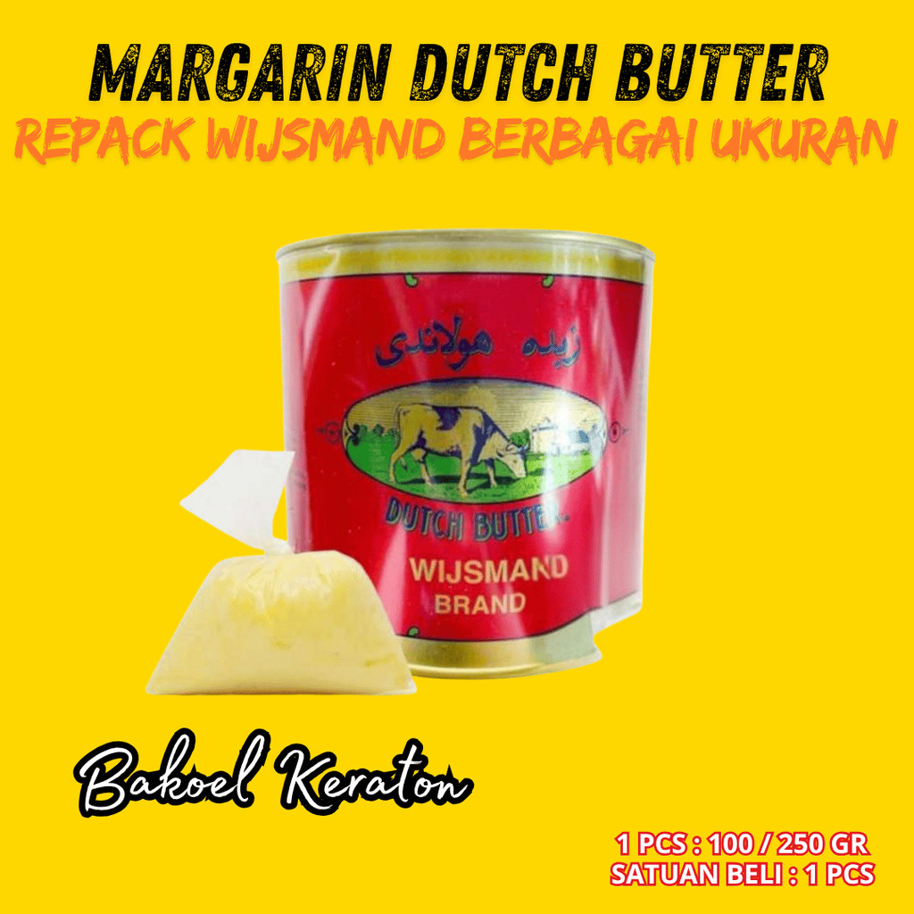 ( REPACK ) BUTTER MENTEGA WIZMAN WIJSMAN DUTCH 100g / 250g