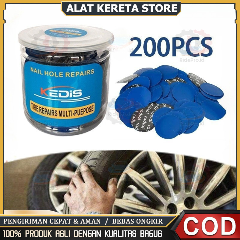 COD 200pcs Karet Tambal Ban Tiptop Tire Patch 32mm Tiptop Tambal Ban Dalam Tambal Ban Tip Top