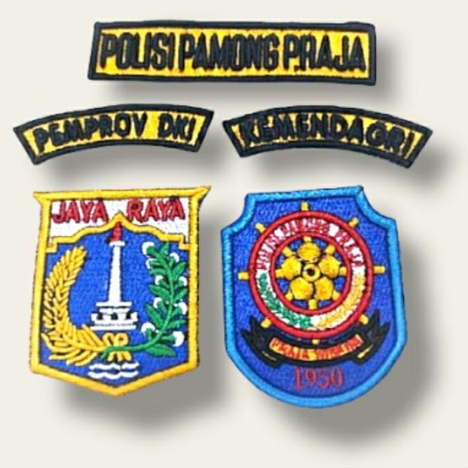 POL PP PDH BORDIR PDH POL PP PEMPROV DKI BORDIR TIMBUL ATAU CUSTOM SESUAI DAERAH ATRIBUT POLPP