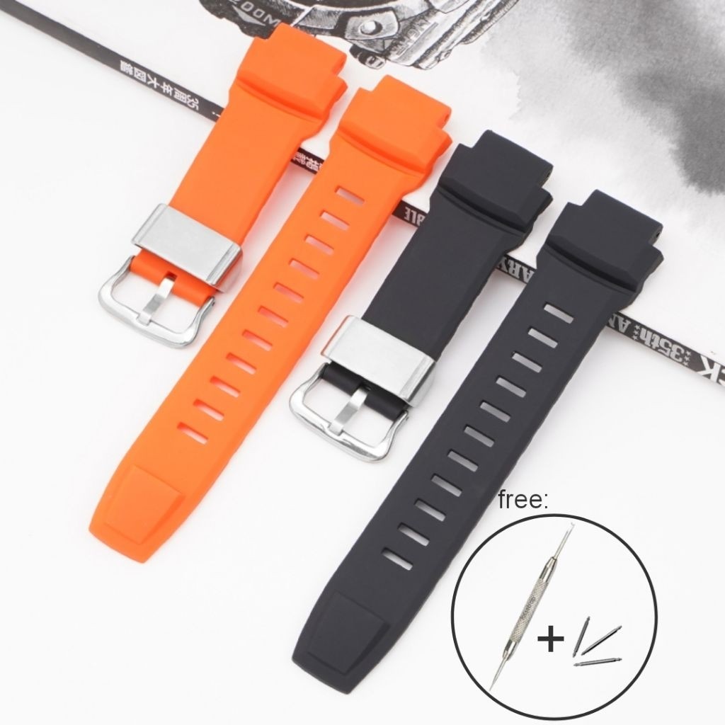 STRAP TALI JAM TANGAN CASIO PROTREK PRG-200 250 260 550 500 PRW-3500 2500 5100 RING STAINLESS HIGH Q