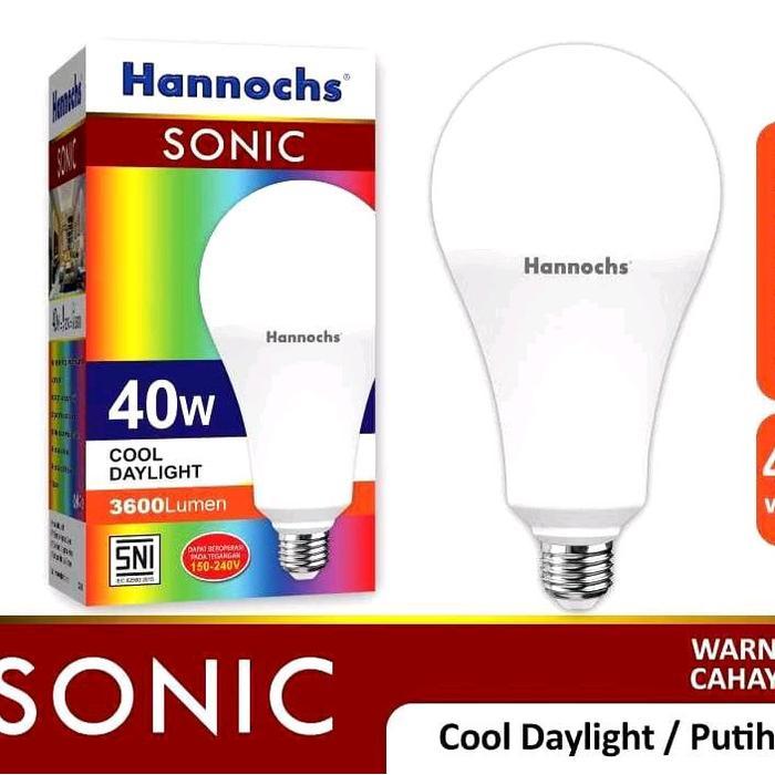 Promo Lampu LED Hannochs Sonic 40W Led Bulb 40watt Hannochs